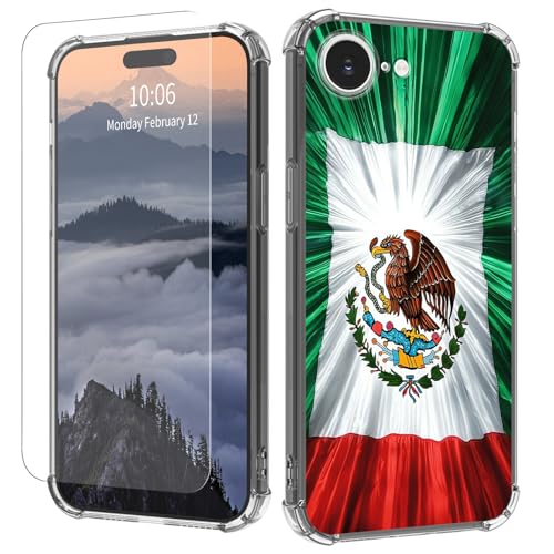 iPhone 16epXN[veN^[tX}zP[X X NA  K[Y ی _ \tg TPU  NX^ ϏՌ یP[X Apple iPhone 16E 6.1C` 2025Np LVR