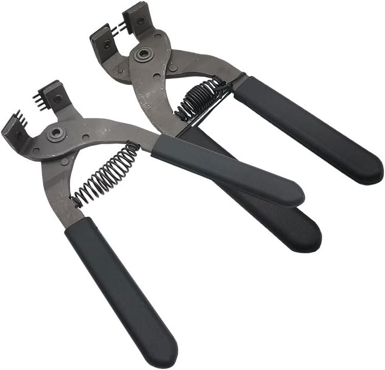 Leather strap perforator household leather leather pliers hole punch plier - (Color: 4 Prong)
