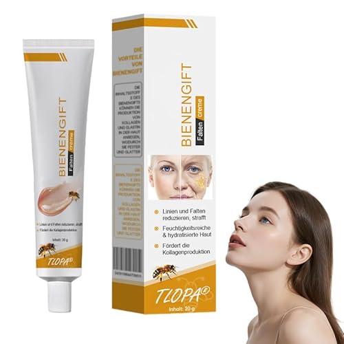 #VerdientProvisionen<br>TLOPA Bienenvenom Faltenentfernungscreme Professional Bienengift Faltencreme TLOPA Bienengift Anti Falten Creme Natürliches Bienengiftcreme für Alle Hauttypen (1 Stück)