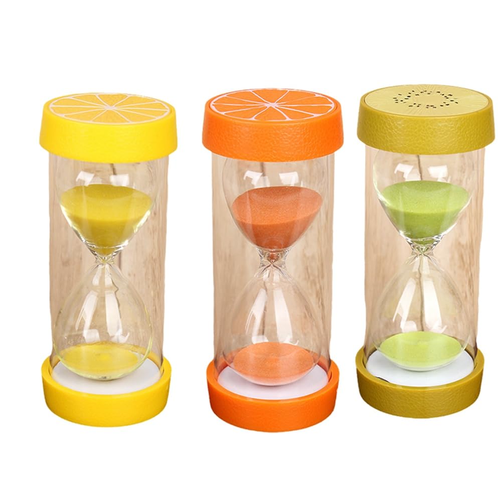 CTRLZS Fruit Hourglass Set Timer 5 Minutes Timing Hourglass Home Decoration Accessories Children'S Jewelry
