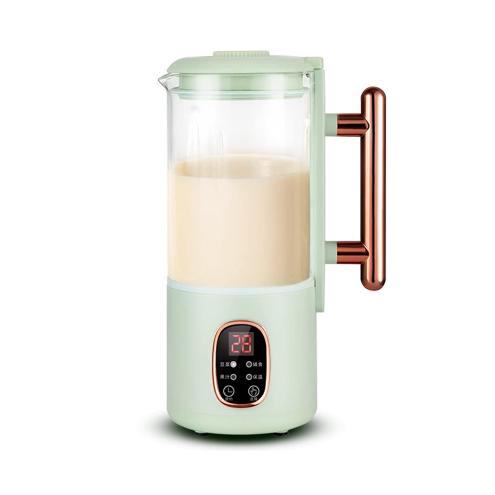 QBREZAQBREZA Soymilk Machine Home Portable Small Mini Wall-Breaking Machine Automatic Cooking-Free Filter New Multi-Functional Cooking Machine,B