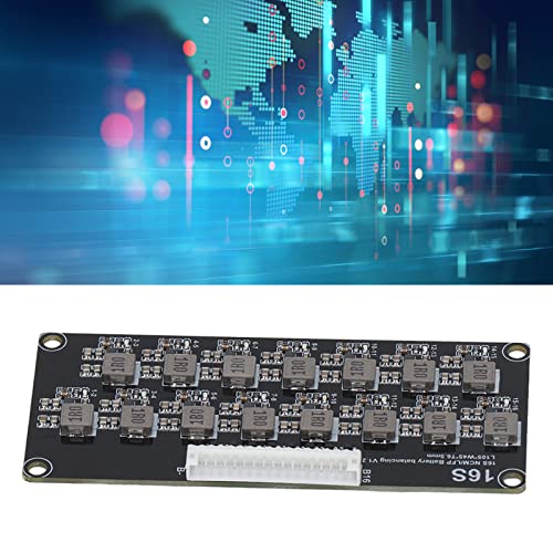 Garosa 16S Active Battery Equalizer, 16S 1.2A Active Battery Equalizer 2-4.5V Inductive Battery Pack Balancer Board, Active Battery Equalizer