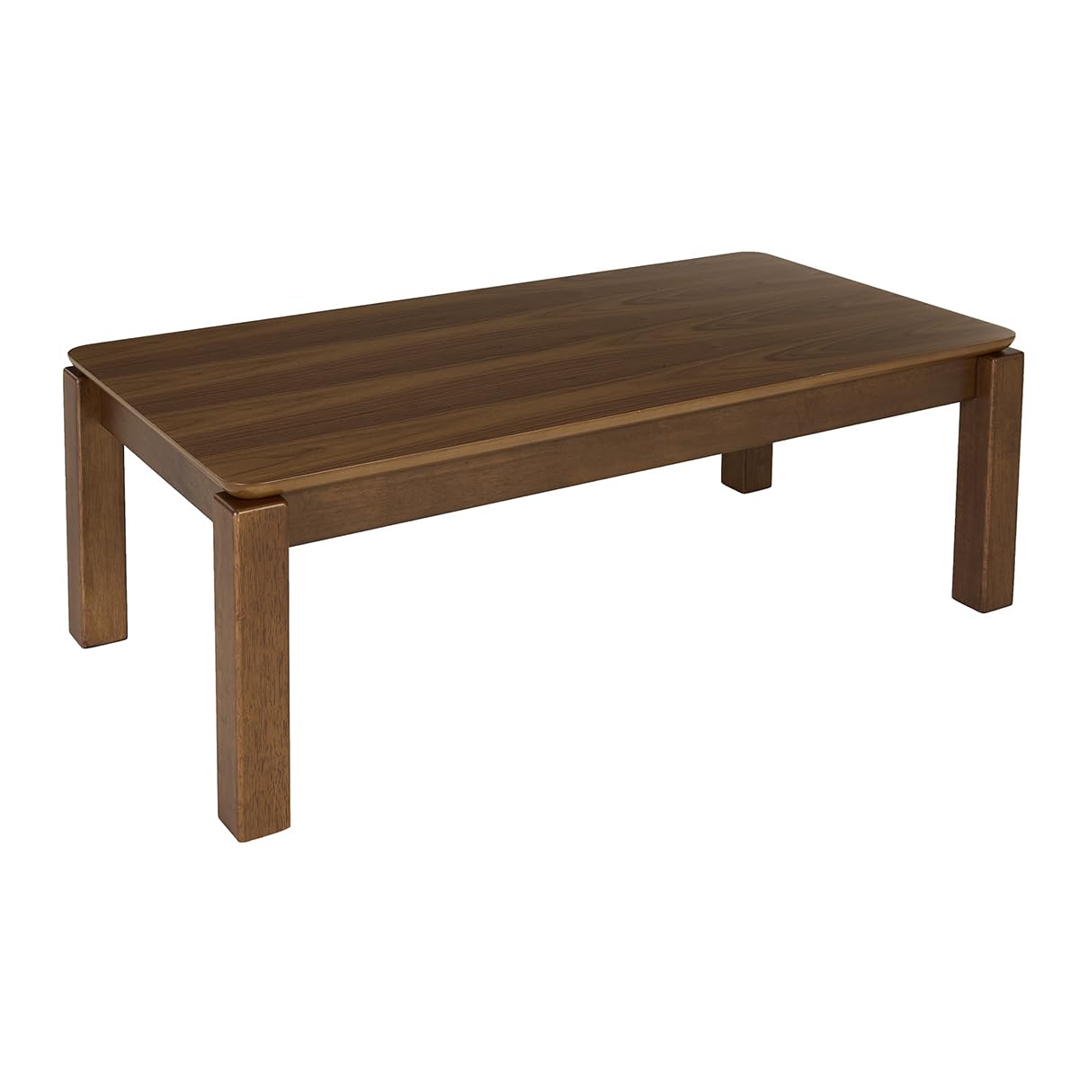 Miliboo Table Basse rectangulaire en Bois foncé Noyer L120 cm Raya