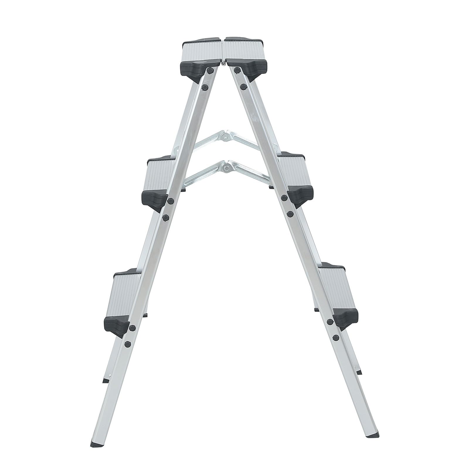 Step Marchepied Double Pliable en Aluminium 3 marches