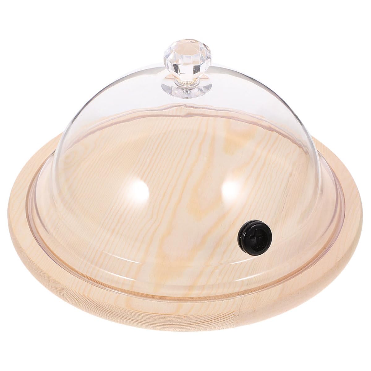 Healvian Cloche à Gâteau Réutilisable en PC avec Design Unique, Résistante la Chaleur Froid, pour Couvrir Fruits et Aliments Lors de Présentation