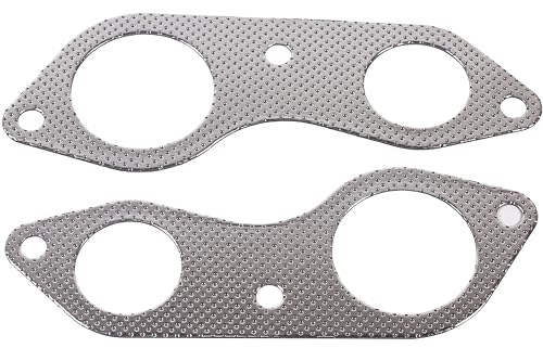 31575 (2PCS) Exhaust Pipe Flange Gasket For CHEVROLET，GMC，C1500 PICKUP SUBURBAN,C2500 PICKUP SUBURBAN K1500 PICKUP SUBURBAN K2500 PICKUP SUBURBAN 1996 1997 1998 1999;CADILLAC ESCALADE 1999-2000