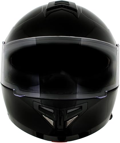 Miniatura 9 de Milwaukee Helmets H7000 Casco de motocicleta inalámbrico de cara completa modular negro brillante MayDay - Stream Music-llamadas telefónicas