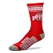 NCAA 4 Stripe Deuce Socks - Men's Large (fits 10-13) (Ohio State Buckeyes)