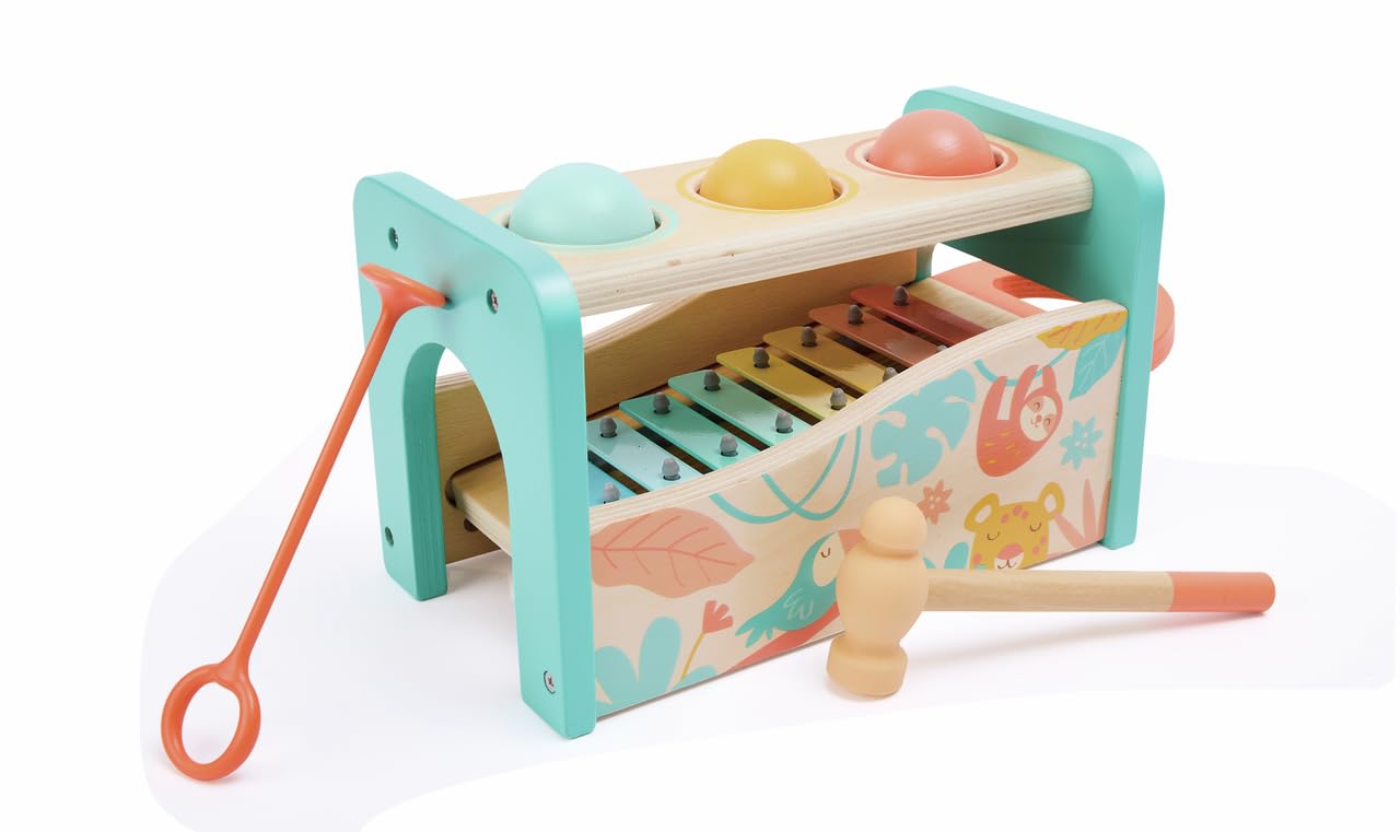 Hape Banc a marteler en Bois - Jungle