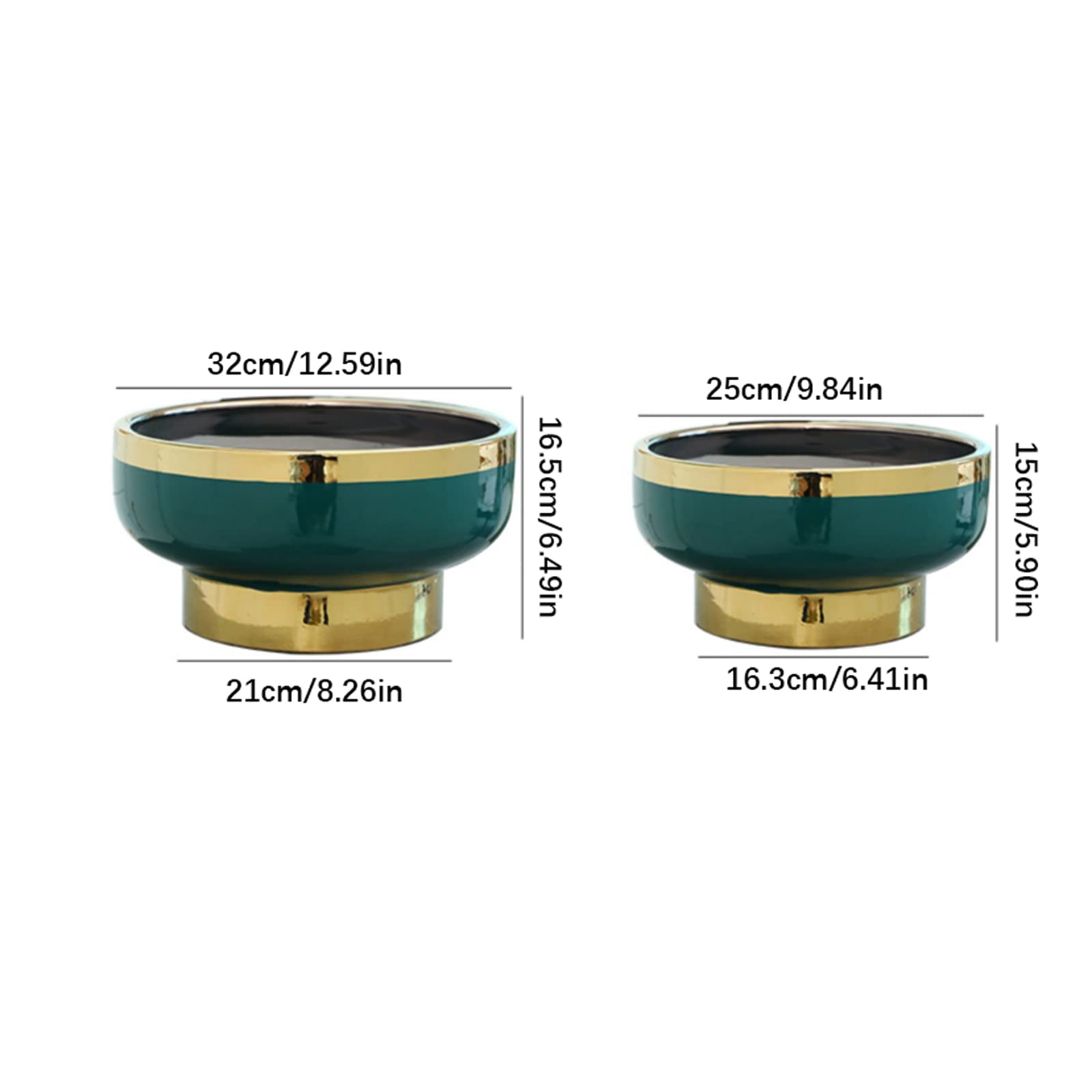 Vasi da Giardino Vaso da Fiori in Ceramica, Vaso da Fiori di Lusso Leggero Nordico Moderno Fioriera da scrivania con Foro di drenaggio per Interni ed Esterni