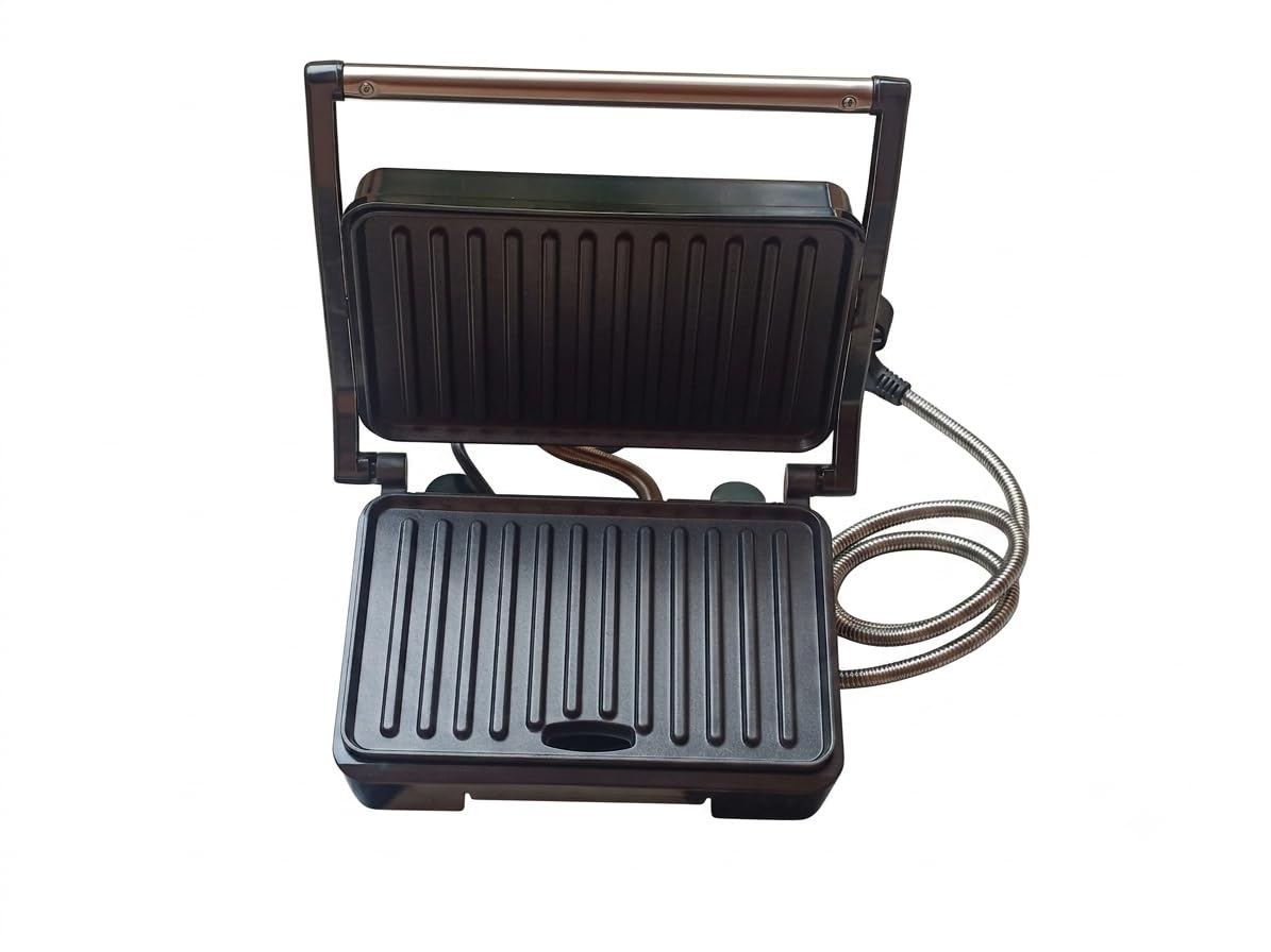 HY-203 850W Sandwich Maker – Non-Stick, Compact & Portable Sandwich Toaster | Clip-Fastening Design, Power Indicator Light, Vertical Storage, Heat-Resistant Body, Compact for Daily Use-image-8