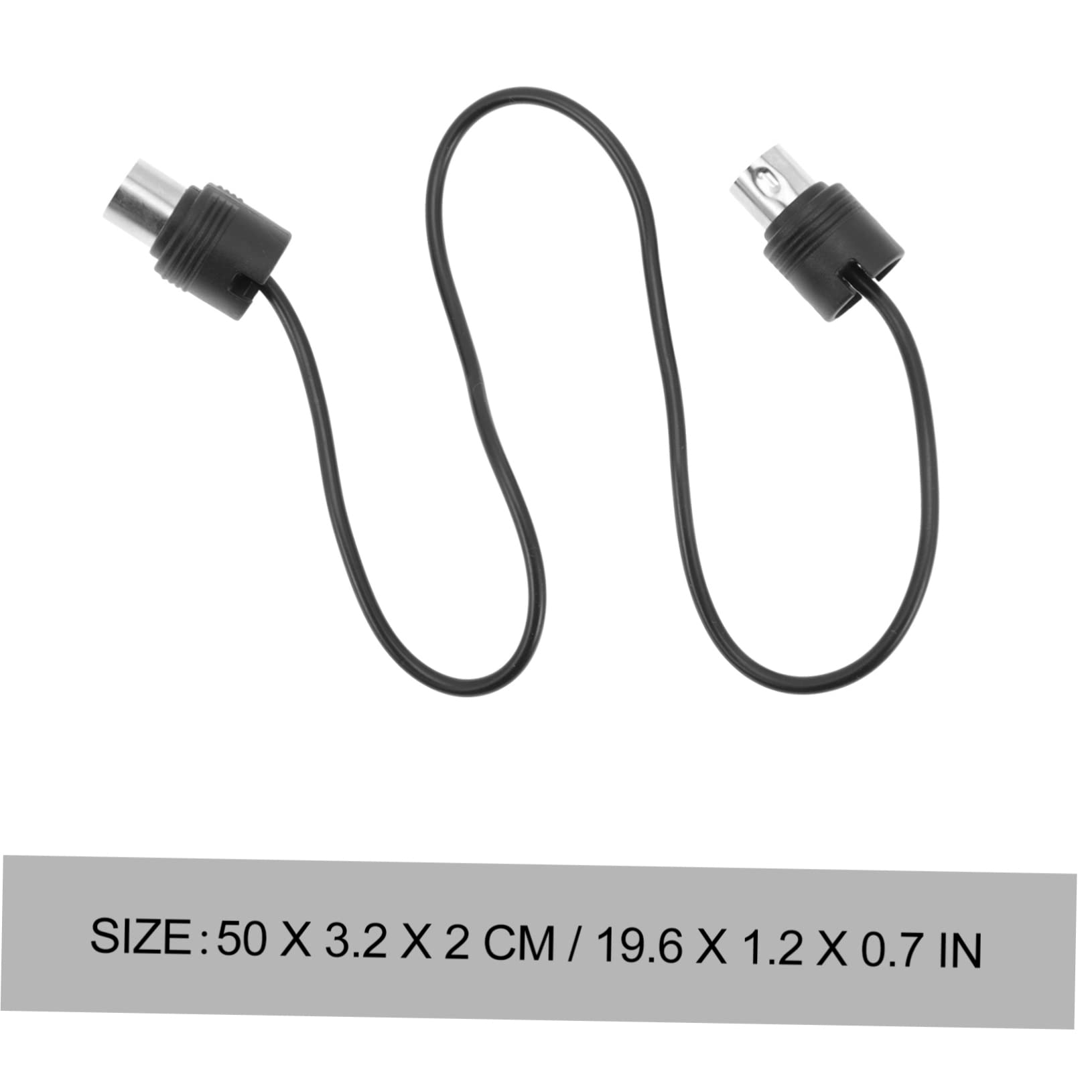 VICASKY 2pcs Midi Male to Male Connecting Cable Midi Adapter for Keyboard Sound Card to Adapter Cable