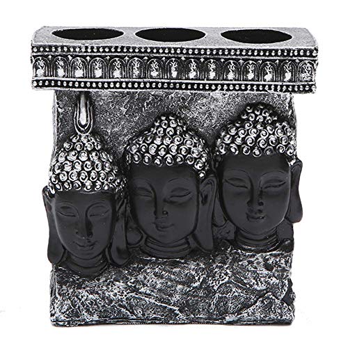 LIBINA Buddha Skulpturen und Statuen Buddha Skulpturen für Dekor, Western Three Saints Figur Kunst und Handwerk, Weinschrank Wohnzimmer Studie Dekorationen, A Cover