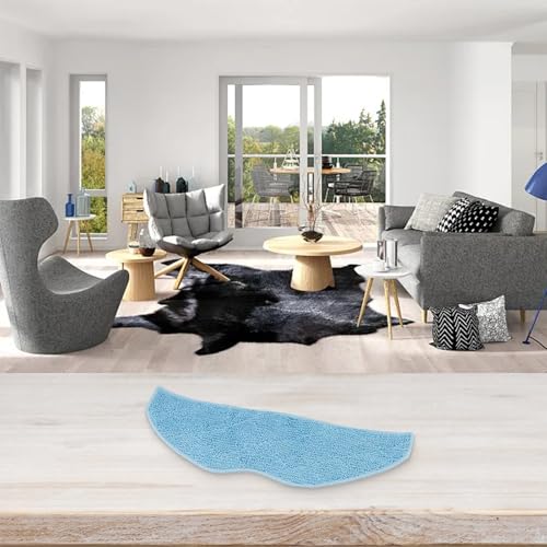 Lot de 10 chiffons de rechange pour aspirateur robot EZVIZ RE4 RE5, tampons de nettoyage en microfibre, lavables et secs, accessoires d'entretien du sol pour épilation des poils d'animaux domestiques – vue 3