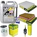 Produktbild QR-PARTS 69348988 Filter Set Inspektionspaket 5 Liter Motoröl Top Tec 4100 5W-40 MANN-FILTER Innenraumfilter Kraftstofffilter Luftfilter Ölfilter