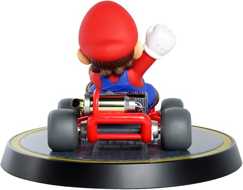 First4Figures Kart-Mario-Statuette Standard PVC Figurine, Red and Black - 5