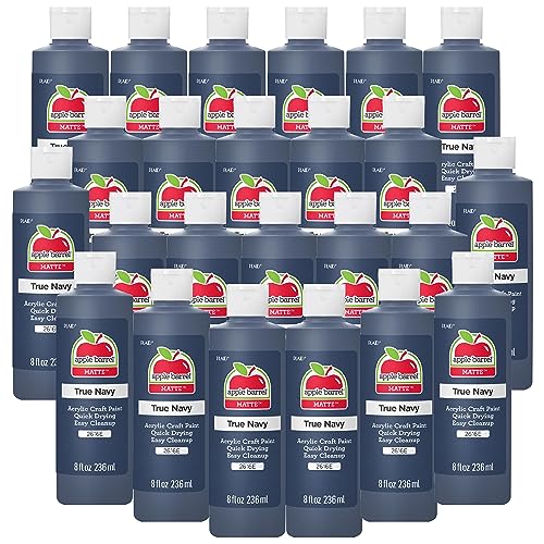 Image of Apple Barrel Acrylic Paint in Assorted Colors (8 oz), 2616EB True Navy (Pack of 24)