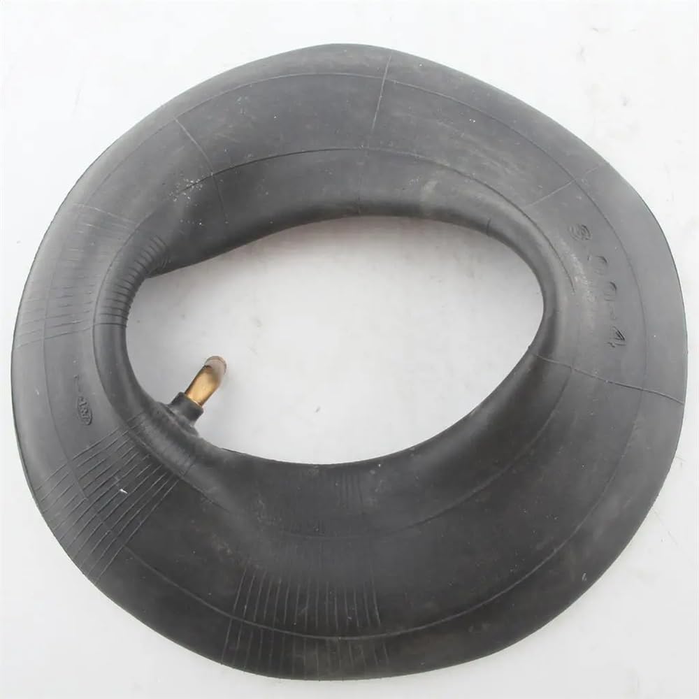 Camera d'aria per monopattino elettrico 3.00-4 in gomma nera, stelo valvola piegato per camera d'aria per monopattino elettrico 3.00-4