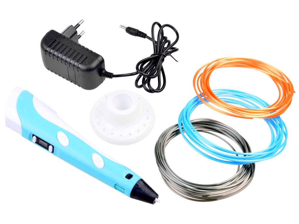 3D Pen with adapter in 3D printing pens with LCD display for kids and adults(Multicolor) (with Adapter) (B0C2DW7SBW) Amazon Price History, Amazon Price Tracker