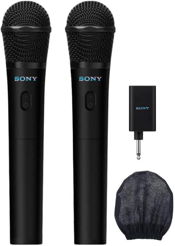 Sony ULT Mic Wireless Karaoke Black Microphone and Receiver Bundle | Disposable Cover, Duet Assist, Take center stage with the, Sound, Series speakers, Get ready for the ultimate vibe, (2 items)