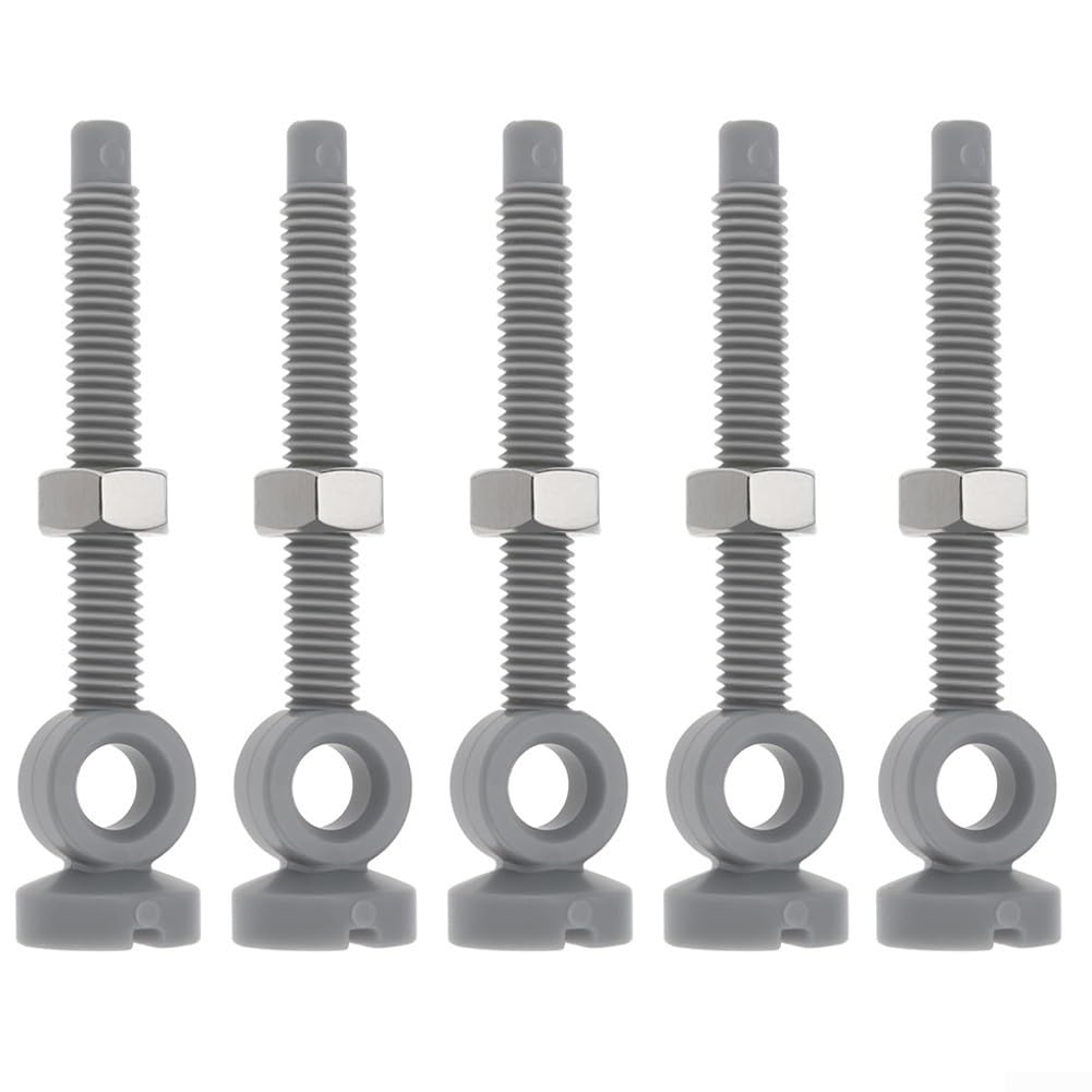 Regulowana śruba zaworu spustowego z nakrętkami, gwint M6, długość 62 mm, zamiennik dla 97522000, idealna do mechanizmów zaworów do zlewu i wanny, zestaw 1/5 sztuk (1 szt.)