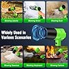 Leaf Blower Cordless, Handheld Leaf Blower with 2 Battery and Charger, 6 Speed Modes, Lightweight Blower for Patio, Lawn, Yard, Dust, Blowing Leaves #5