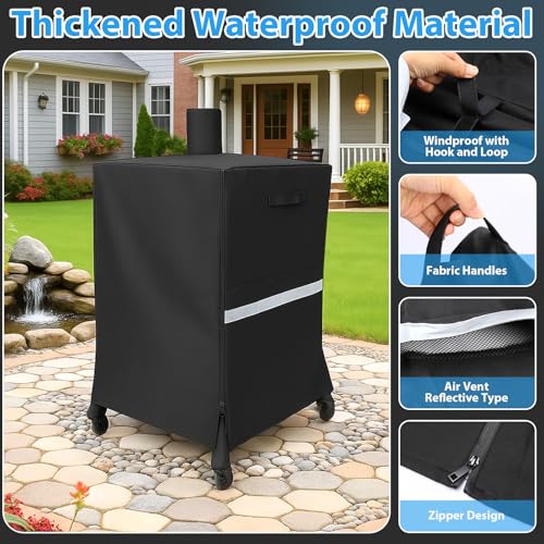 Image of Utheer Smoker Cover for Pit Boss Vertical Smoker, 600D Waterproof