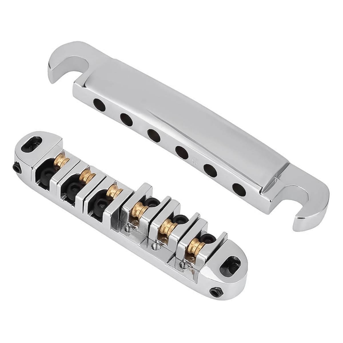 CENPEK Electric Guitar Bridge 6-String LP Saddle With Studs Mounting Accessories For Epiphone Les Paul Replacement Parts - Image 2