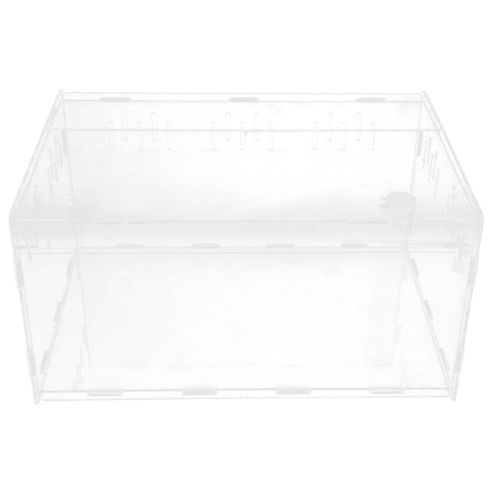 Acryl Terrarium für Reptilien mit Verstellbarer Belüftung, aus Acryl