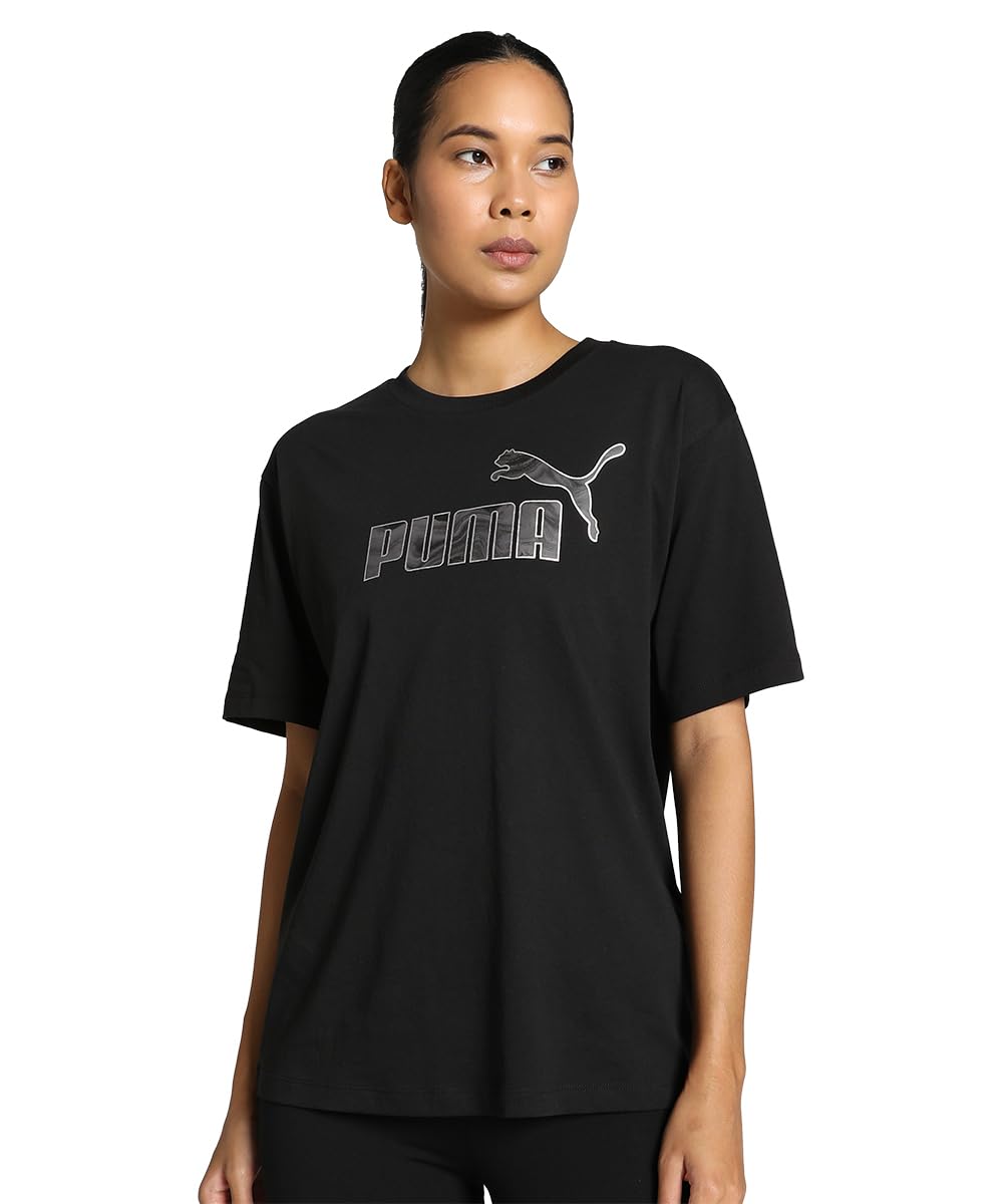 Kadın ESS+ MARBLEIZED Women's Relaxed Tee T-shirt