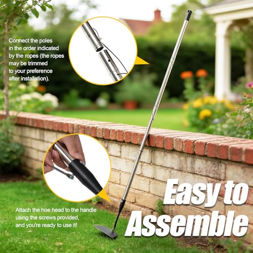 Outil de jardinage robuste pour désherber et labourer le sol efficacement M-Draw