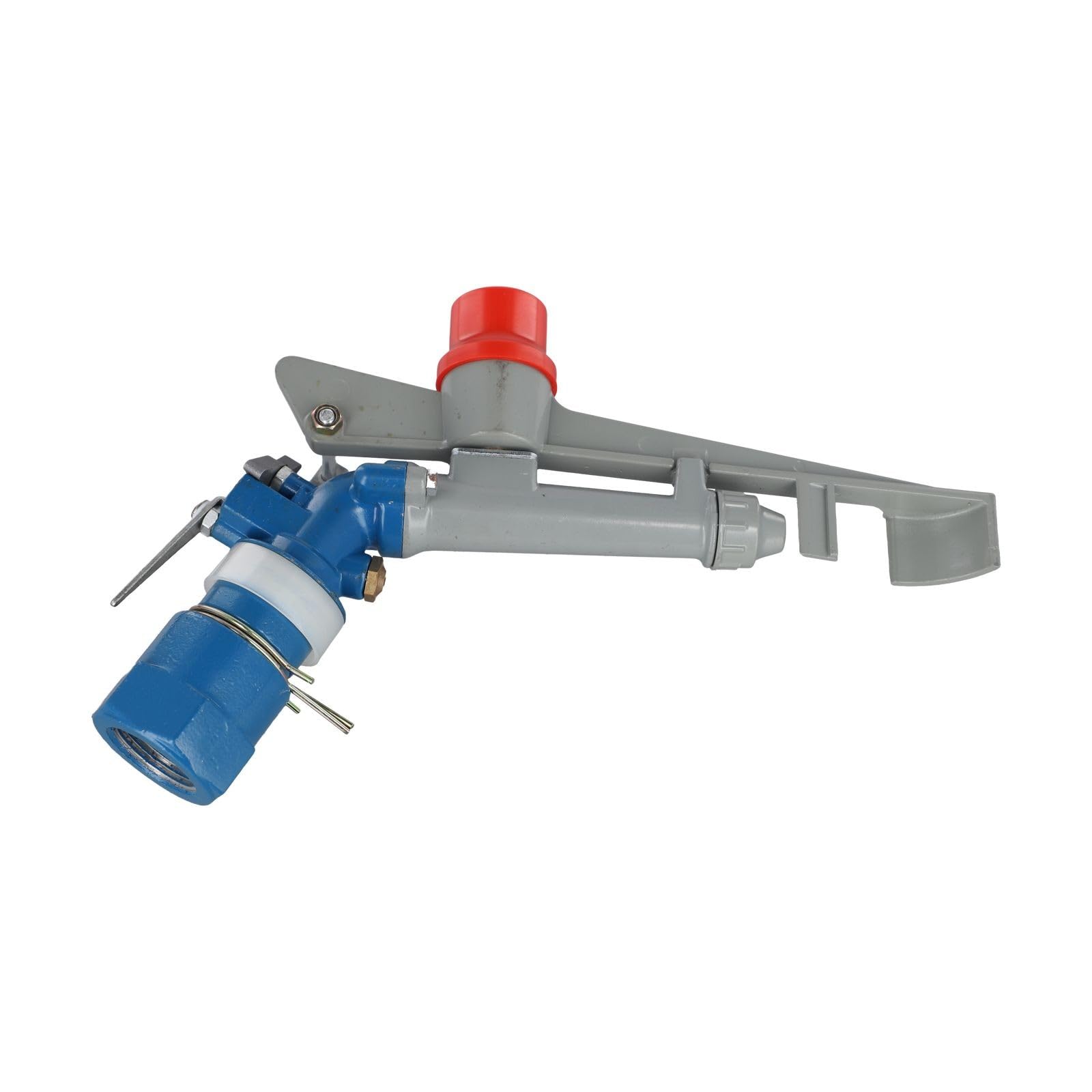 Pistolet d'arrosage réglable en alliage de zinc à 360° pour pelouse, jardin et arrosage agricole - Filetage 1" - Rayon de pulvérisation 35-40 m, débit 4,0-4,63 m³/h