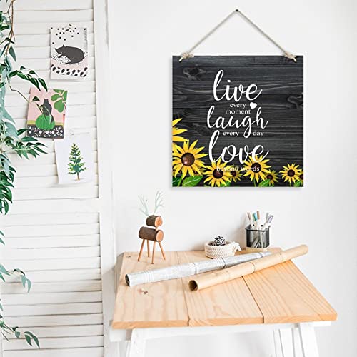 Décoration murale rustique en bois 40cm avec attaches durables intégrées - 5