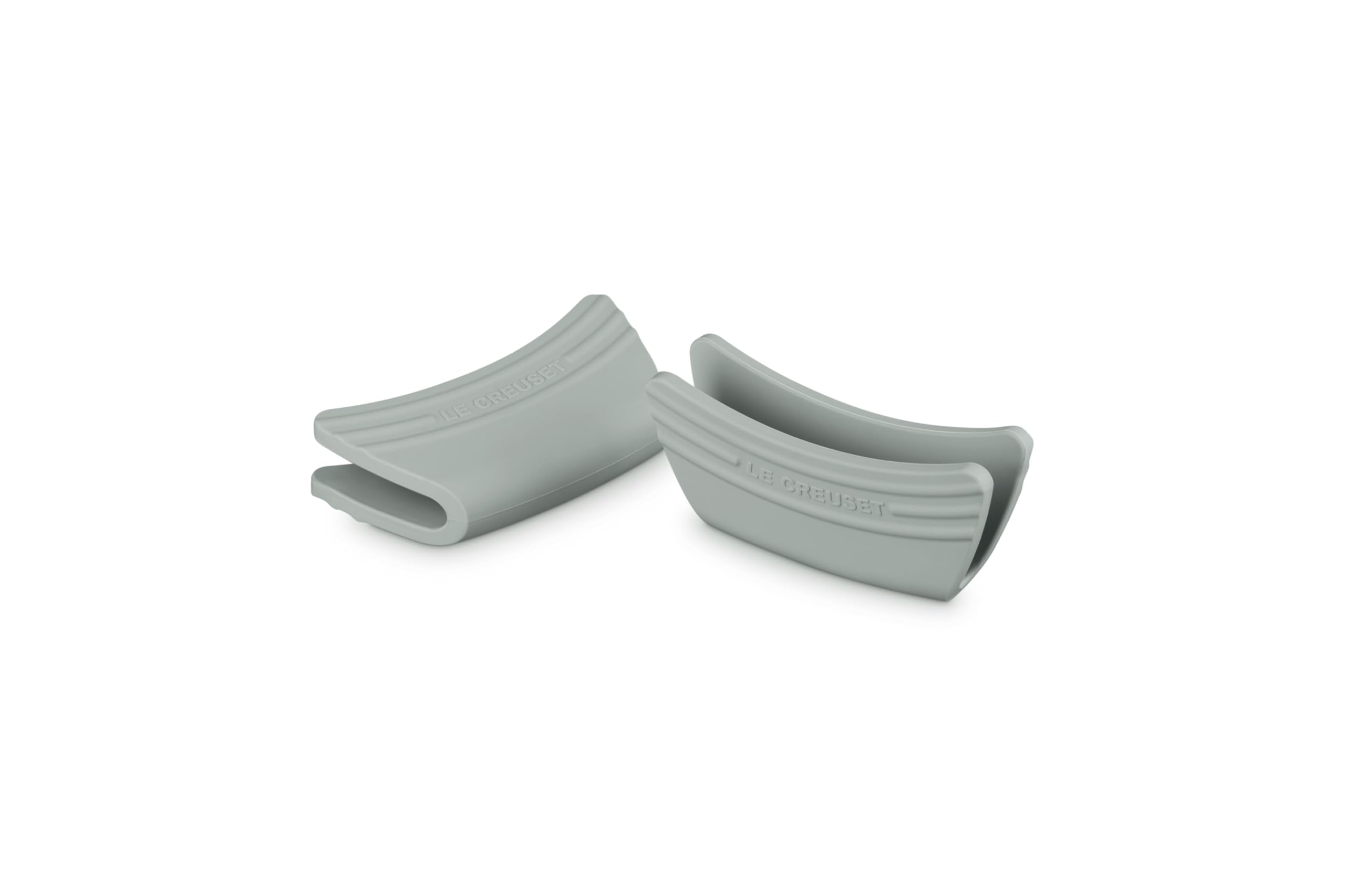 Silicone Set of 2 Handle Grips, 5" x 2 1/2" each, Sea Salt