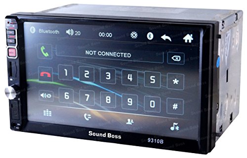 Image of Sound Boss SB-9310B+RVC 7-inch Bluetooth MP5 Player with Camera (Black)