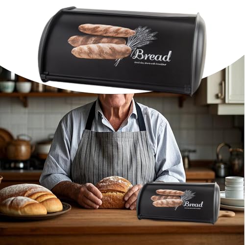 Contenedor de pan para tostadas y repostería con almacenamiento estanco 8