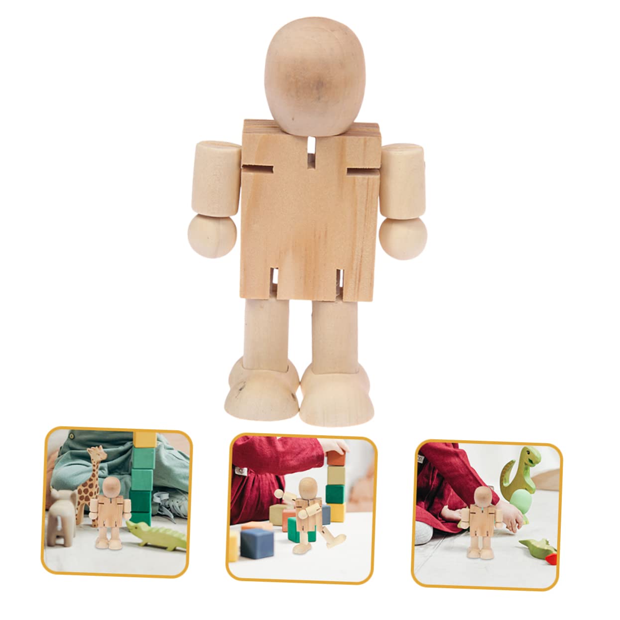 12stücke Unvollendete Holzfigur Puppen Holz Menschliche Figuren Tischdekoration Für Kreative Bastelprojekte Und Pädagogisches Spielzeug