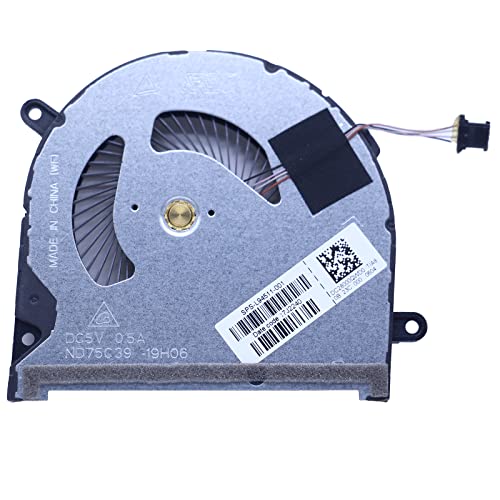 Image of Replacement New CPU Cooling Fan for HP Envy X360 13-AY 13-AY0055CL 13-AY0010NR 13Z-AY 13-BD 13m-bd0023dx TPN-C147 Series Laptop L94511-001 DC28000QWD0 ND75C39-19H06 DC5V 0.5A Fan