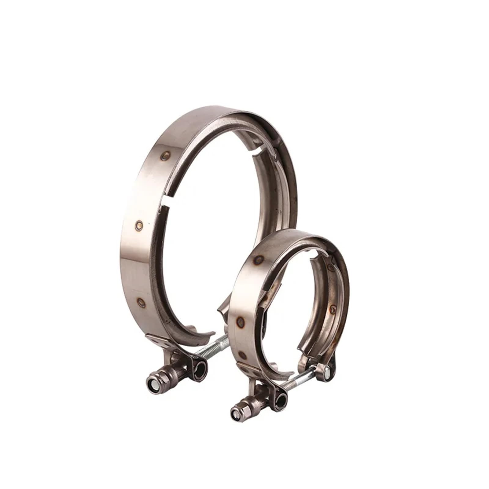 Abrazaderas de manguera banda en V acero inoxidable 304 for juntas tubo escape motor gasolina