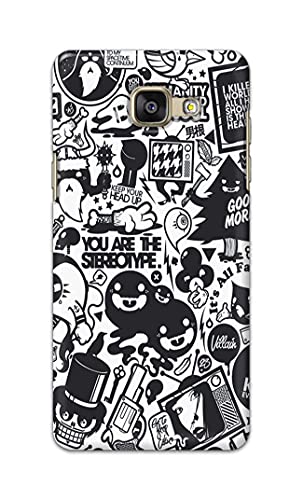 Image of Printed Hard Back Cover Case for Samsung Galaxy A5 2016 Back Cover (Mixed Cartoon) -1302