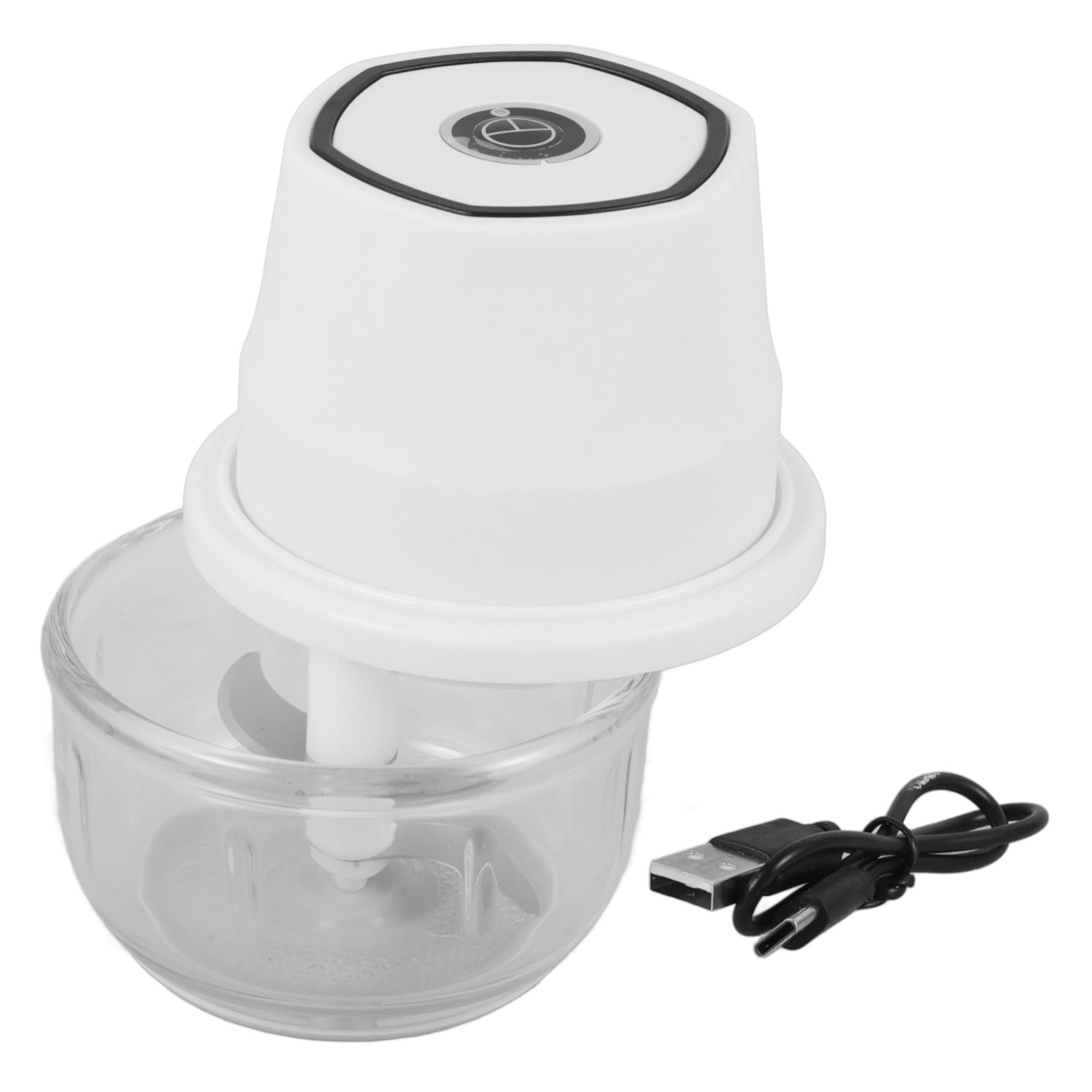 SOLUSTRE Electric Garlic Blender Food Processor Garlic Mincer Slicer for Onions Ginger Outdoor Camping Tool