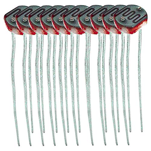 AZDelivery 5 x 10er Set (50 Stück) Fotowiderstand Photo Resistor Dioden 150V 5mm LDR5528 GL5528 5528 kompatibel mit Arduino