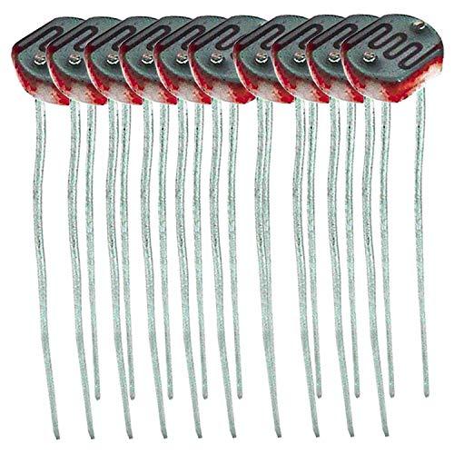 AZDelivery 1 x 10er Set (10Stück) Fotowiderstand Photo Resistor Dioden 150V 5mm LDR5528 GL5528 5528 kompatibel mit Arduino