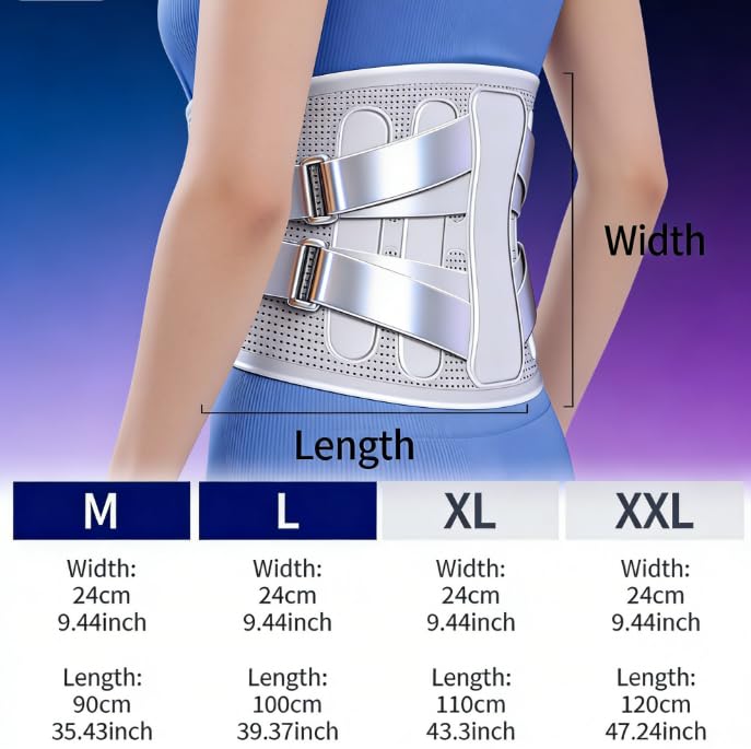Sports Belts,Lower Back Brace, Lumbar Support Belts, Ergonomic Design, Suitable for Herniated Discs, Sciatica for Men&Women (XL)