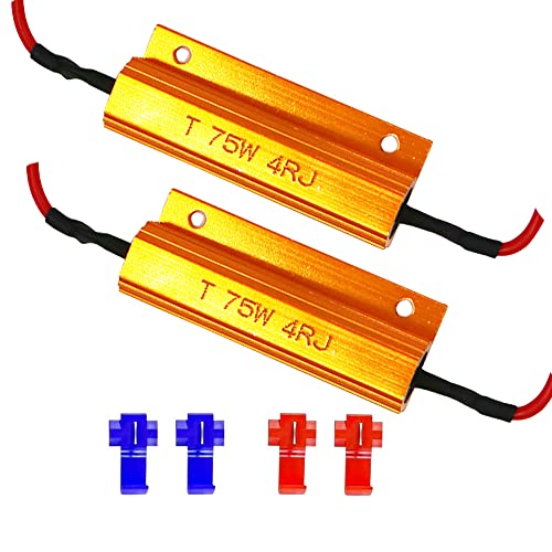 Resistencias de Carga LED 75W 4ohm Pack 2 Piezas miniatura 1