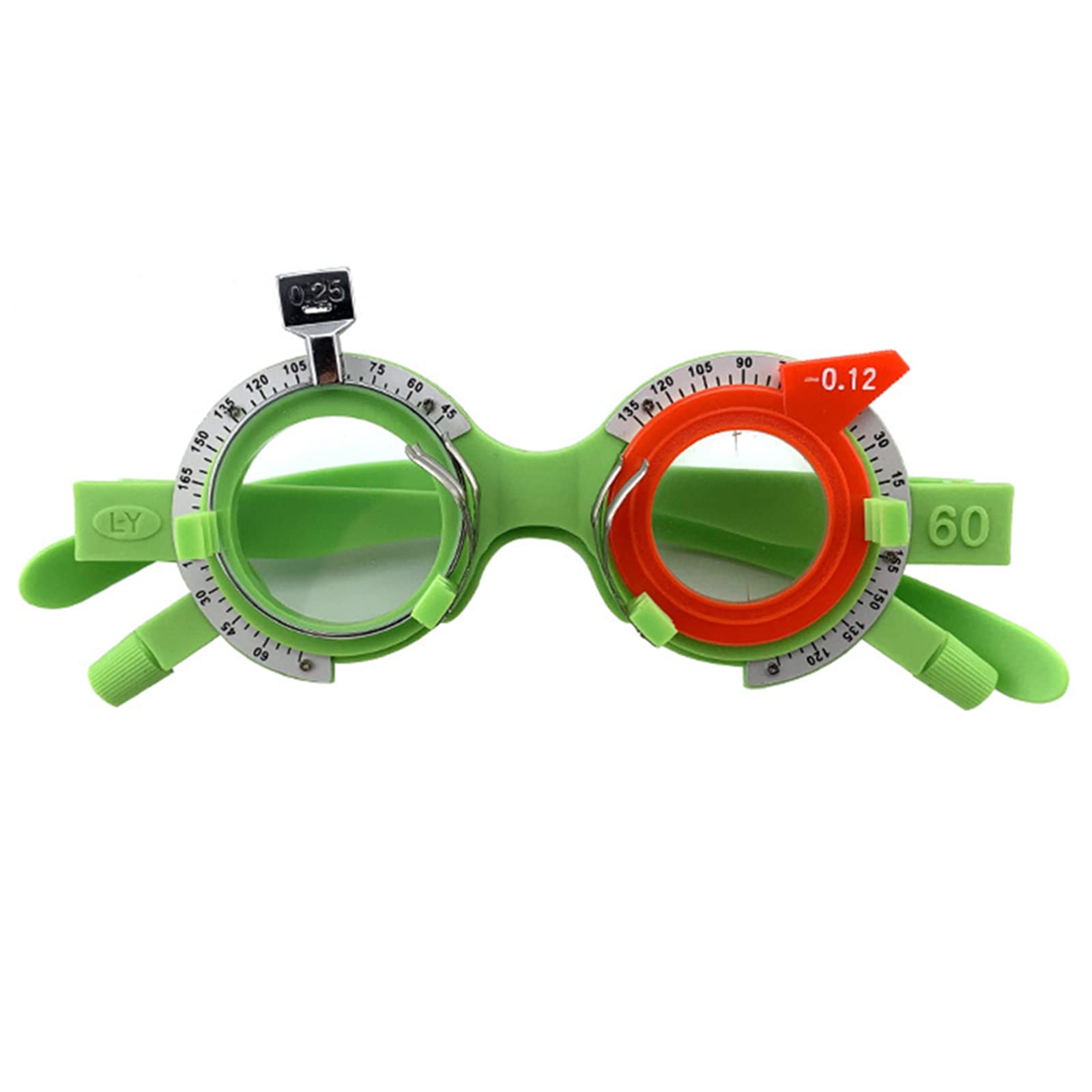 WSXKA 3 Pcs Trial Frame, Optical Optic Trial Lens Frame Eye Optometry Optician, PVC Material Interpupillary Distance Optional Plastic Try-on Frame Optometry Accessories (PD Size: 58mm/60mm/62mm)