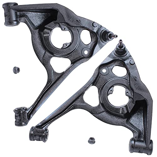 Image of Detroit Axle - 8pc Front End Control Arms Kit for Chevrolet Express GMC Savana 1500 2500, 2 Lower Control Arms w /Ball Joints 4 Tie Rod Ends 2 Sway Bar Links Replacement