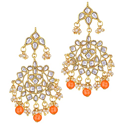 Image of Aheli Elegant Indian Faux Kundan Studded Choker Necklace with Maang Tikka Set Ethnic Wedding Wear Bharatanatyam jewellery set Gift for Women