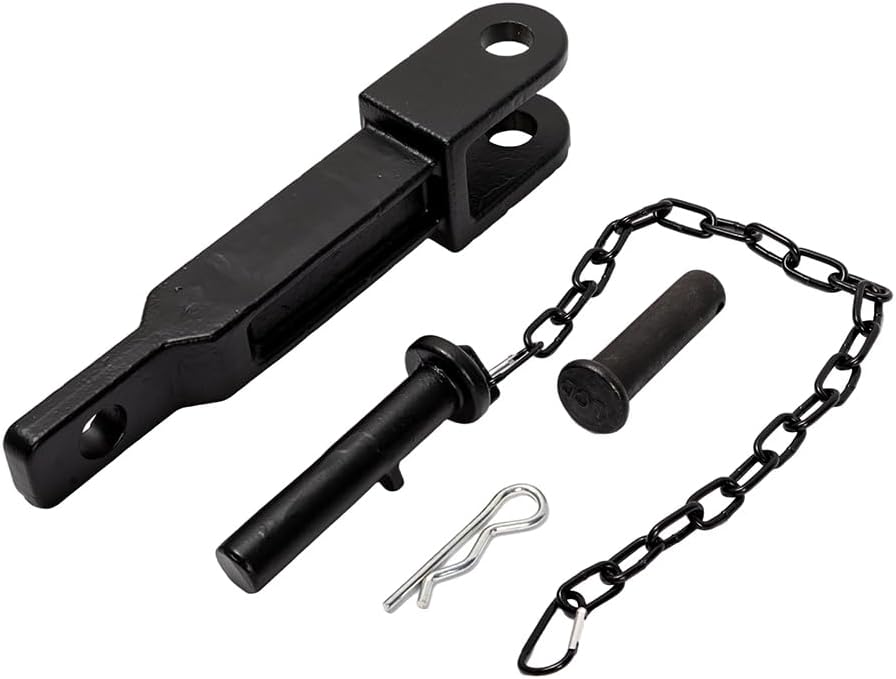 A20-6014 Single Tow Hook with Pull Pin (A65-6008) and Frame Pin (A65-6007) Compatible with Peterbilt 384 386 387 587 579/Kenworth T170 T270 T370 T660 T680 T700 T800 T880 T2000 W900