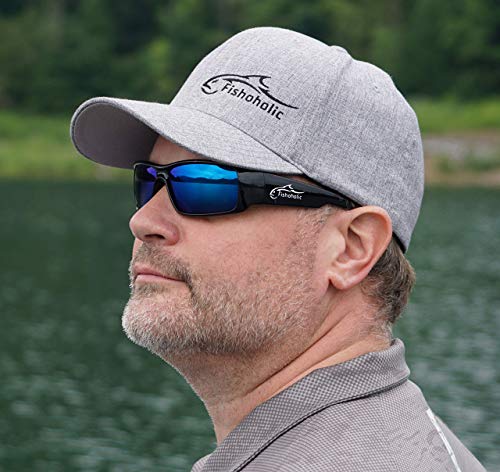 Image of Fishoholic Baseball Fishing Hat ~ 6 Colors & 3 Sizes. Fish Logo on Trucker Snap Back or Flexfit ~ Fishaholic Reg Trademark ~ Great Gift Ocean Saltwater Fly Trout Bass if You Hunt Quad BBQ Tailgate.